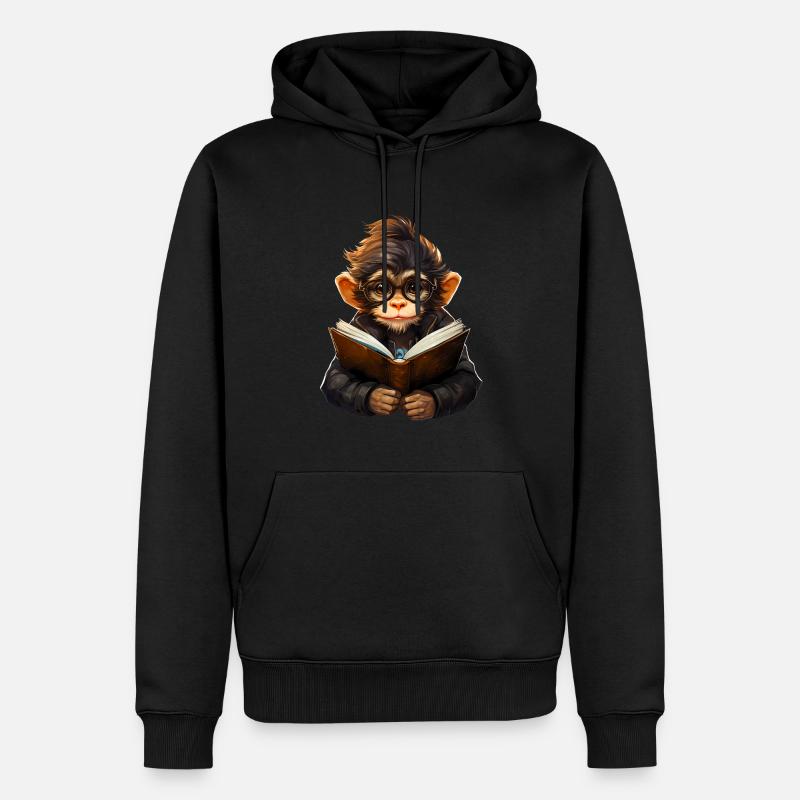 Affee - Sweat à capuche Premium bio Homme - noir