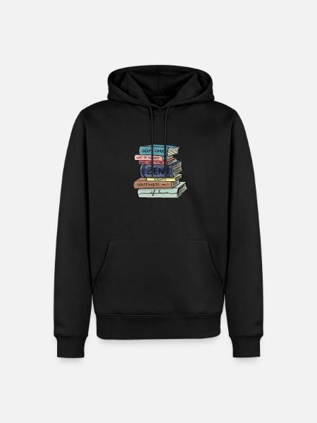 Books / Light, Dreams & Love - Men’s Premium Organic Hoodie - black