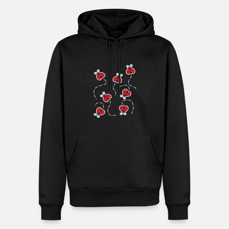 Ladybug Vol Insecte Enfants - Sweat à capuche Premium bio Homme - noir