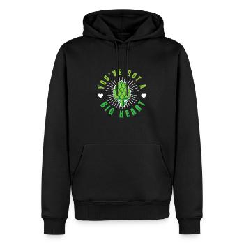 You Have Got A Big Heart Artischocken - Männer Premium Bio Hoodie - Schwarz - Vorne - Nico (187cm)