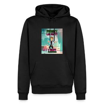 Forget Lab Safty Superpowers Chemist - Men’s Premium Organic Hoodie - black - Front - Nico (187cm)