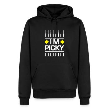 IM Picky Lockpicking Lockpicker - Men’s Premium Organic Hoodie - black - Front - Nico (187cm)