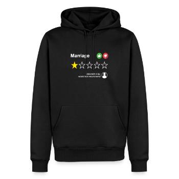 Marriage Rating Absolute Crap Scheidung - Männer Premium Bio Hoodie - Schwarz - Vorne - Nico (187cm)