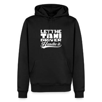 Let The Taxi Driver Taxi Taxifahrer - Männer Premium Bio Hoodie - Schwarz - Vorne - Nico (187cm)