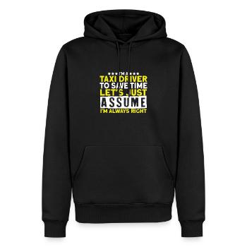 Im a Taxi Driver Taxi Taxifahrer - Männer Premium Bio Hoodie - Schwarz - Vorne - Nico (187cm)