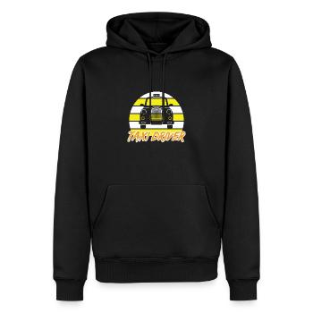 Taxi Driver Taxi Taxifahrer - Männer Premium Bio Hoodie - Schwarz - Vorne - Nico (187cm)