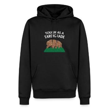 Touch As A Tardigrade Bärtierchen - Männer Premium Bio Hoodie - Schwarz - Vorne - Nico (187cm)