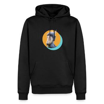Shoebill Shoebill Bird Ornitologist - Men’s Premium Organic Hoodie - black - Front - Nico (187cm)