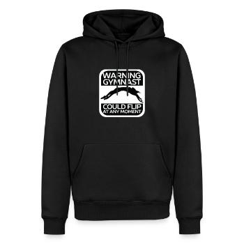 Avertissement Gymnaste Gymnastique Gymnastique Turner - Sweat à capuche Premium bio Homme - noir - Devant - Nico (187cm)