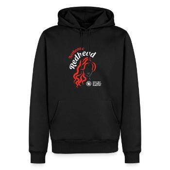 Rothaarig Authentic Redhead Rote Haare - Männer Premium Bio Hoodie - Schwarz - Vorne - Nico (187cm)
