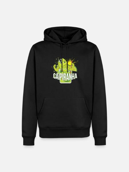 Caipiranha Cocktail Alcohol Party - Men’s Premium Organic Hoodie - black