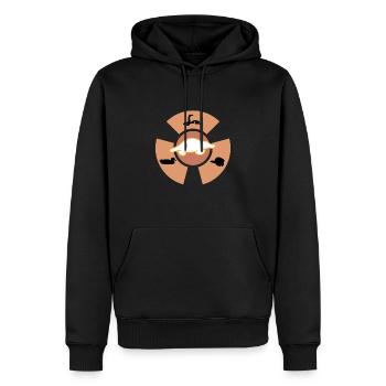 Schnabeltier Hybrid Platypus - Männer Premium Bio Hoodie - Schwarz - Vorne - Nico (187cm)