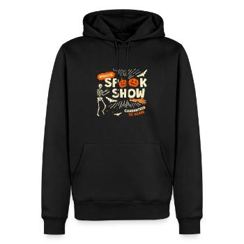 Spook Show Halloween Costume Squelette - Sweat à capuche Premium bio Homme - noir - Devant - Nico (187cm)