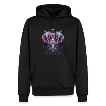 Artwork Elephant Festival EDM Art - Men’s Premium Organic Hoodie - black - Front - Nico (187cm)