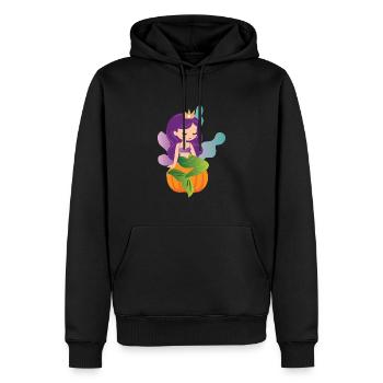 Mermaid Pumpkin Halloween Costume - Sweat à capuche Premium bio Homme - noir - Devant - Nico (187cm)
