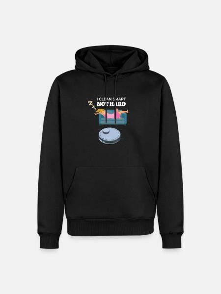 I Clean Smart Saugroboter Saugerroboter - Männer Premium Bio Hoodie - Schwarz