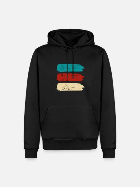 Triathlon Design Athletes Athletes - Men’s Premium Organic Hoodie - black