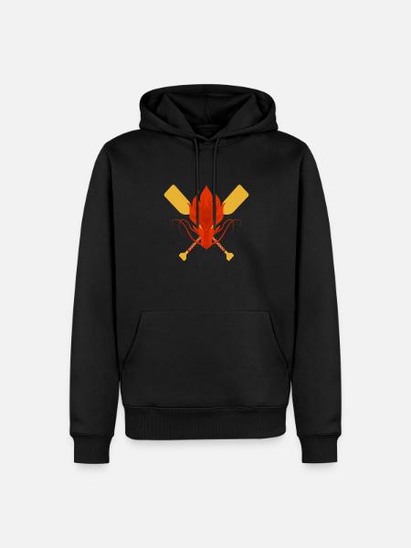 Drachenboot Dragonboat Ruderer Paddeln - Männer Premium Bio Hoodie - Schwarz