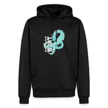 Dragonboat Drachenboot Ruderer Paddeln - Männer Premium Bio Hoodie - Schwarz - Vorne - Nico (187cm)
