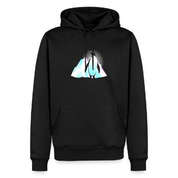 Pingouin - Sweat à capuche Premium bio Homme - noir - Devant - Nico (187cm)