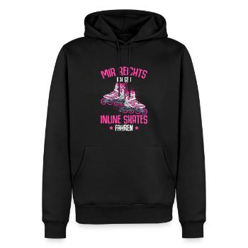 Inline Skates Inline Skating Inline Skater - Männer Premium Bio Hoodie - Schwarz - Vorne - Nico (187cm)