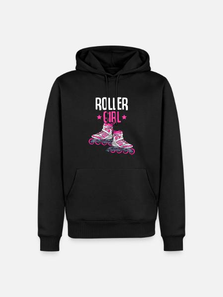 Inline Skates Inline Skating Inline Skater - Männer Premium Bio Hoodie - Schwarz