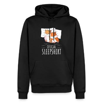 Meerschweinchen Schlafshirt Haustier - Männer Premium Bio Hoodie - Schwarz - Vorne - Nico (187cm)