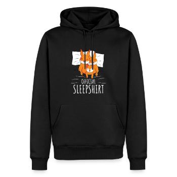 Eichhörnchen Familie Schlafshirt - Männer Premium Bio Hoodie - Schwarz - Vorne - Nico (187cm)