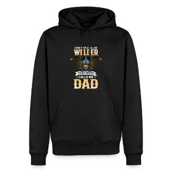 Welder Funny Funny Welding Gift - Männer Premium Bio Hoodie - Schwarz - Vorne - Nico (187cm)