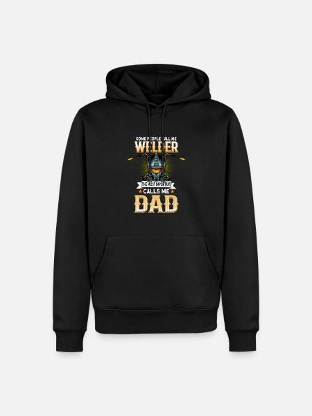 Welder Funny Funny Welding Gift - Men’s Premium Organic Hoodie - black