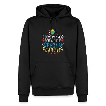 Sonderschullehrer Sped Teacher Inclusion - Männer Premium Bio Hoodie - Schwarz - Vorne - Nico (187cm)
