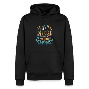Künstler Malerei Maler Kunst Malen Kunstlehrer - Männer Premium Bio Hoodie - Schwarz - Vorne - Nico (187cm)