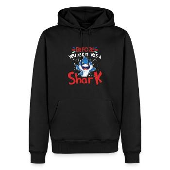 Beinamputierte Montage Erforderliche - Männer Premium Bio Hoodie - Schwarz - Vorne - Nico (187cm)