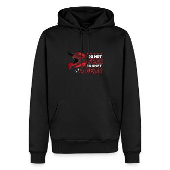 Dirt Bike Dirt Bike Reiten Motocross Dirt Biken - Männer Premium Bio Hoodie - Schwarz - Vorne - Nico (187cm)