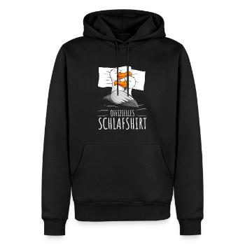 Offizielles Schlafshirt Möwe Moin Möwen - Männer Premium Bio Hoodie - Schwarz - Vorne - Nico (187cm)