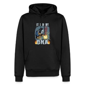 Soudeur américain Soudeur Drôle Drôle Cadeau de Soudage - Sweat à capuche Premium bio Homme - noir - Devant - Nico (187cm)