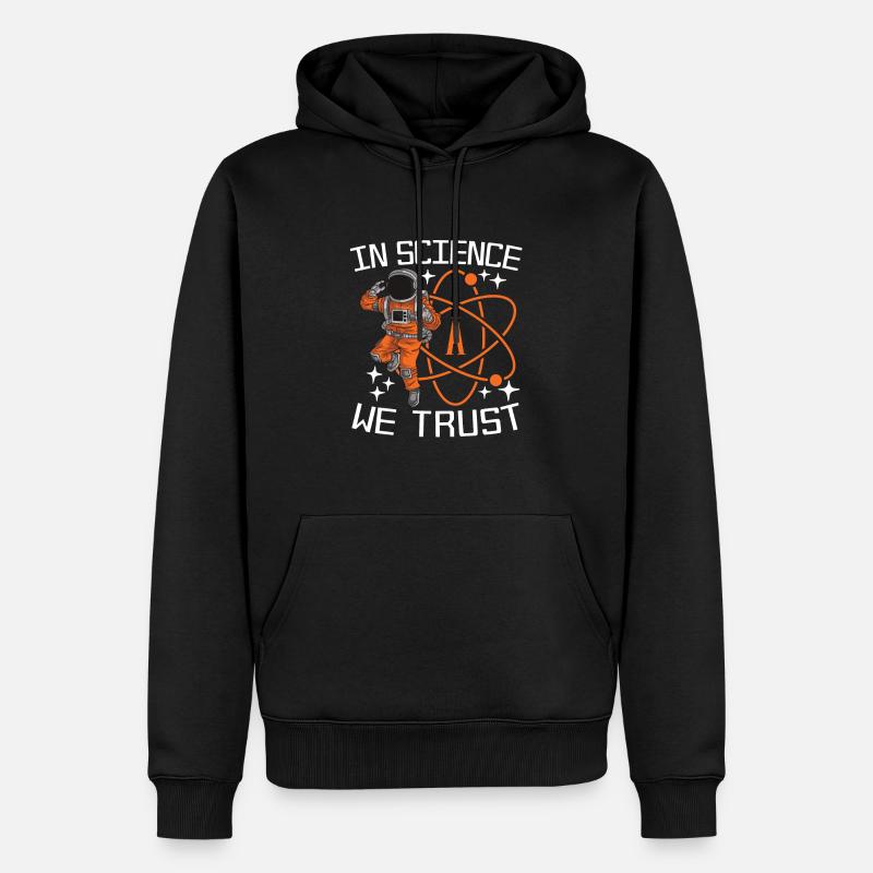 Athéisme athée Drôle d’anti-religion - Sweat à capuche Premium bio Homme - noir