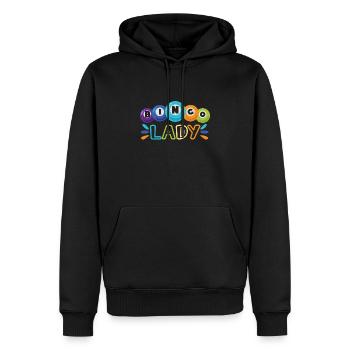 Bingo Jeu de cartes Grand-mère Bingo Joueur Bingo Cartes - Sweat à capuche Premium bio Homme - noir - Devant - Nico (187cm)
