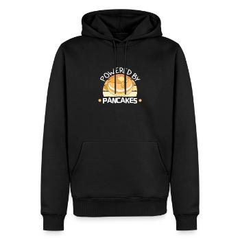 Pancake Maker Pancake Lover Drôle de gaufre - Sweat à capuche Premium bio Homme - noir - Devant - Nico (187cm)