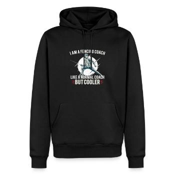 Fechten Trainer Fechter Zaun Sohn Tochter - Männer Premium Bio Hoodie - Schwarz - Vorne - Nico (187cm)