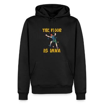 Wall Climbing Hiking Rock Climbing Hiker Camping - Männer Premium Bio Hoodie - Schwarz - Vorne - Nico (187cm)