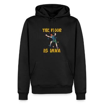 Wall Climbing Hiking Rock Climbing Hiker Camping - Männer Premium Bio Hoodie - Schwarz - Vorne - Nico (187cm)