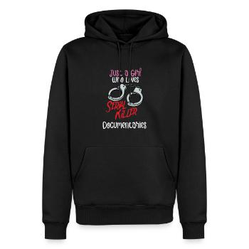 True Crime Murder Spy Crime Intérêt Idée cadeau - Sweat à capuche Premium bio Homme - noir - Devant - Nico (187cm)