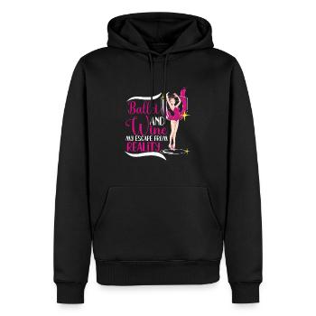 Ballet Ballerina Dance Dancer Dancing Ballet Gift - Männer Premium Bio Hoodie - Schwarz - Vorne - Nico (187cm)