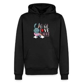 Ballet Ballerine Danse Danse Danse Ballet Cadeau - Sweat à capuche Premium bio Homme - noir - Devant - Nico (187cm)