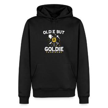 Goldgräber Goldbergbau Goldwaschen Goldmine - Männer Premium Bio Hoodie - Schwarz - Vorne - Nico (187cm)