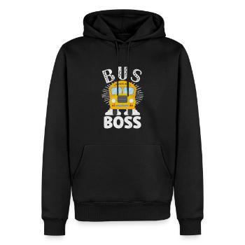 Schulbusfahrer Sei Nett Zum Schulbusfahrer - Männer Premium Bio Hoodie - Schwarz - Vorne - Nico (187cm)