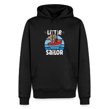 Voilier Voilier Bateau Kid Enfant Yacht Bateau - Sweat à capuche Premium bio Homme - noir - Devant - Nico (187cm)