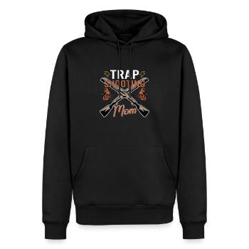 Tontaubenschießen Tontaubenschießen Fallenschießen - Männer Premium Bio Hoodie - Schwarz - Vorne - Nico (187cm)