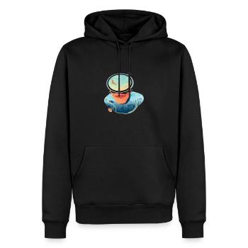Scuba Diver Scuba Diving Idée cadeau - Sweat à capuche Premium bio Homme - noir - Devant - Nico (187cm)